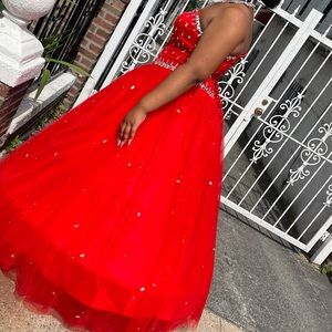 Womens tulle ball gown